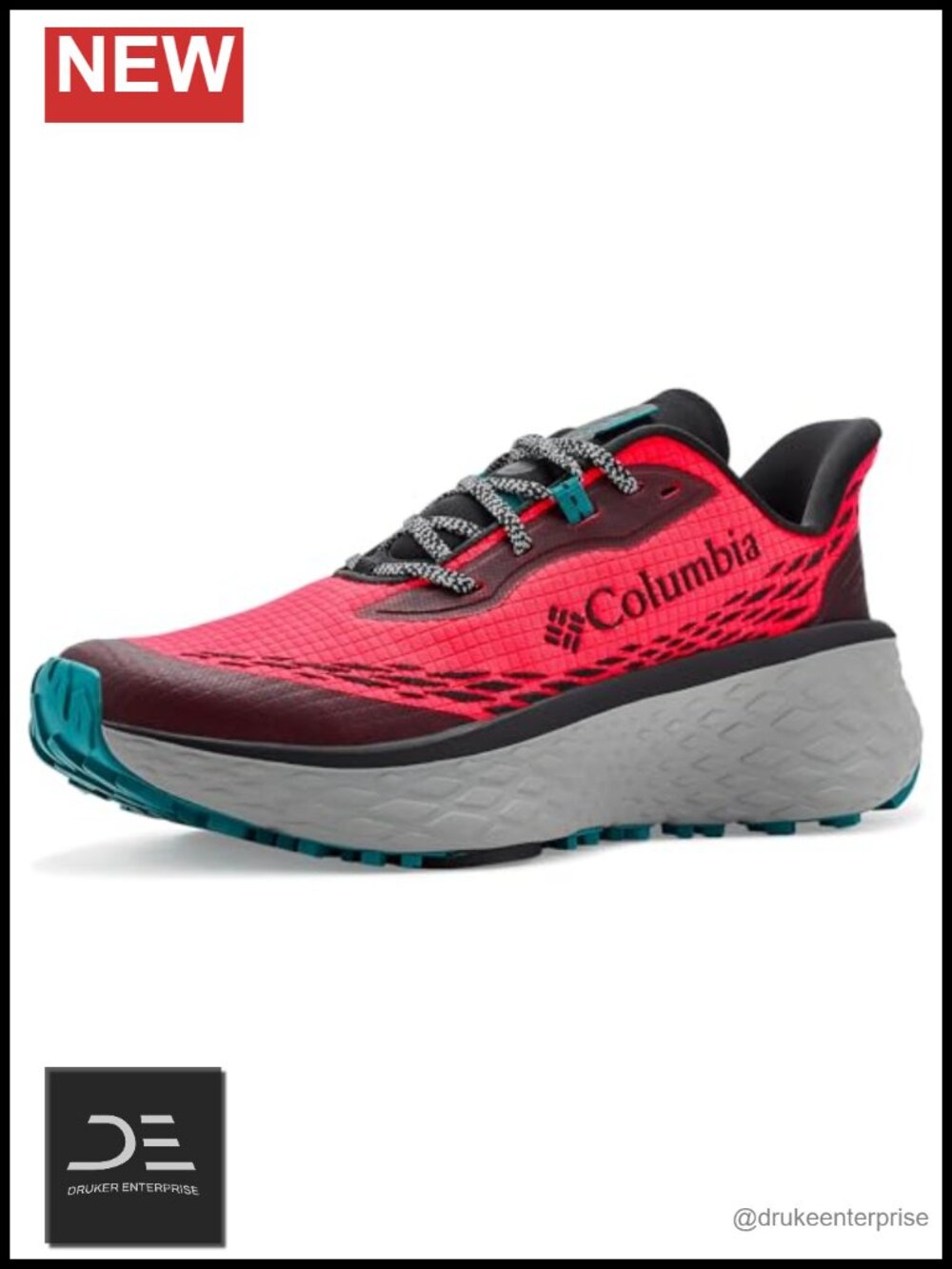 Trail Running Shoes High Traction Outdoor Athletic Sneakers Water Resistant